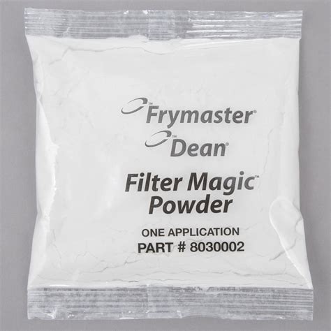 Filter magic powder